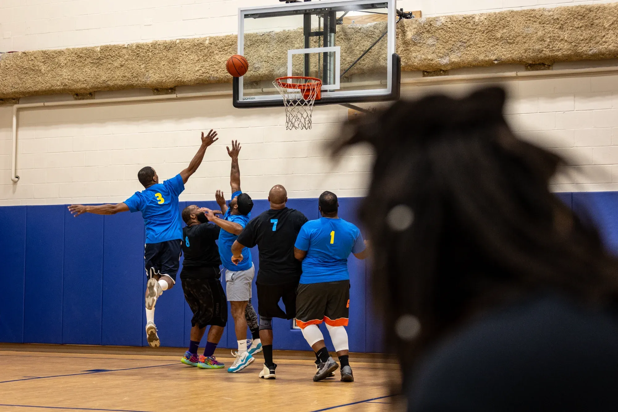 Basketball game at Cure Violence winter league