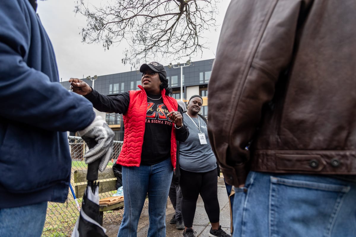 Photos of Kensington: Spring cleanup at Trenton & Auburn Playground with Mayor Parker’s support