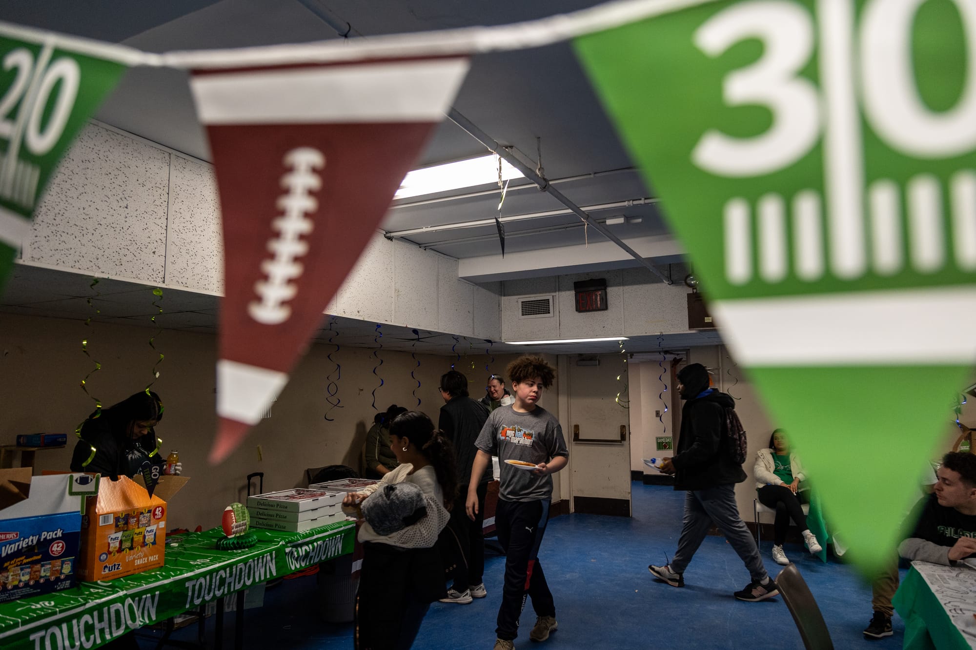 Eagles pride in Kensington: McPherson Square Library hosts party ahead of Super Bowl Sunday