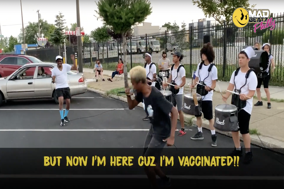 GET VAXX’D!!: Kensington’s Mad Beatz Philly youth drumline group promotes vaccines in new music video