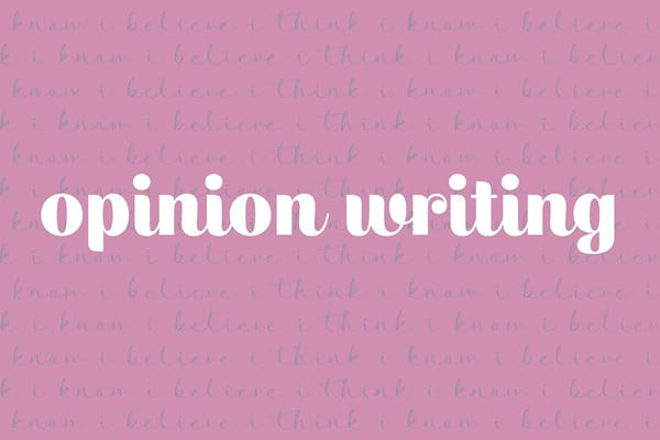 Turning your opinions into opinion articles