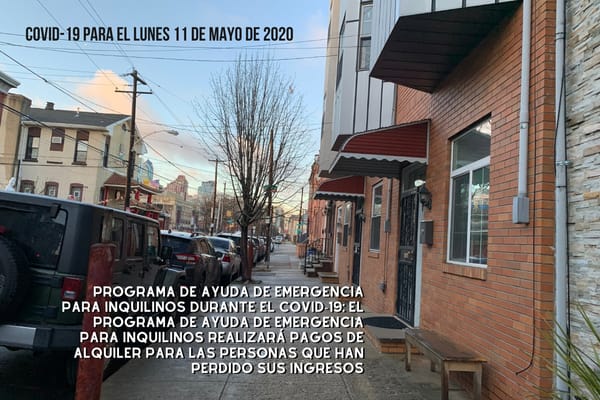 Actualización sobre el COVID-19 para el lunes 11 de mayo de 2020