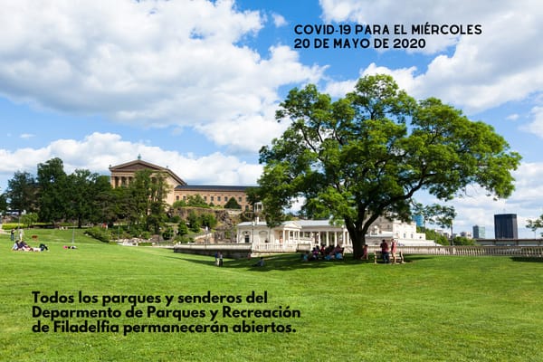 Actualización sobre el COVID-19 para el miércoles 20 de mayo de 2020