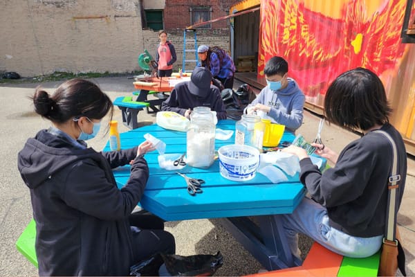 Trash to Treasure: Youth make products out of recycled plastic in Kensington shipping container